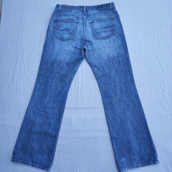 Calvin Klein Jeans men's size W33/L32 denim blue colour straight leg distressed - Picture 3 of 13